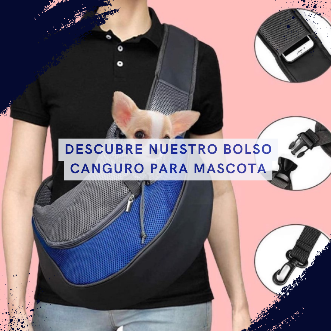 Bolso Tipo Canguro para Mascotas