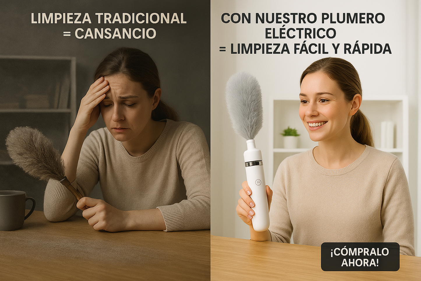 Plumero Electrico Limpieza