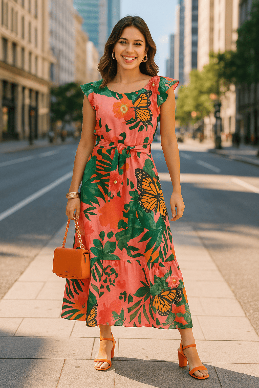 Nuevo Vestido Flor de Coral