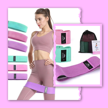 Kit De Bandas Elasticas De Tela Px 3 Uni