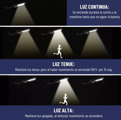 Lámpara Solar Lupa 8037 Control