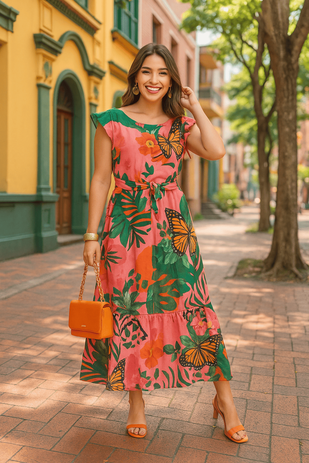 Nuevo Vestido Flor de Coral