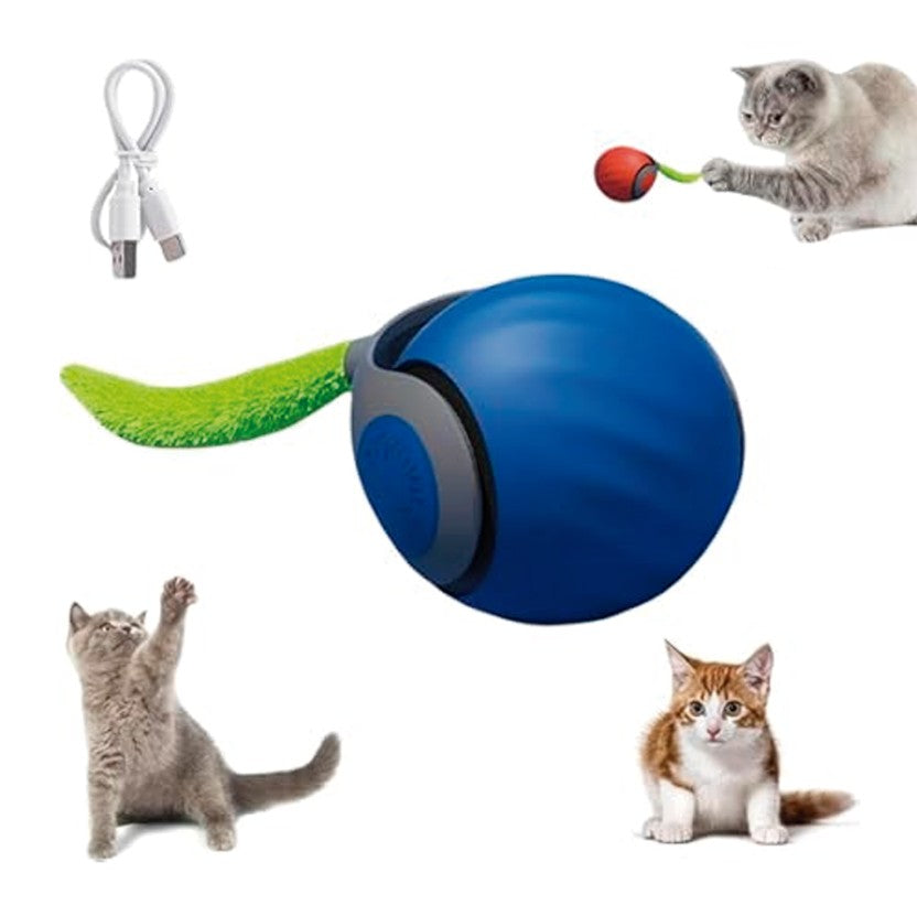 Nueva Pelota Inteligente con Cola para Gatos
