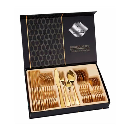 Cubiertos Prestige Set de Lujo x 24 Piezas
