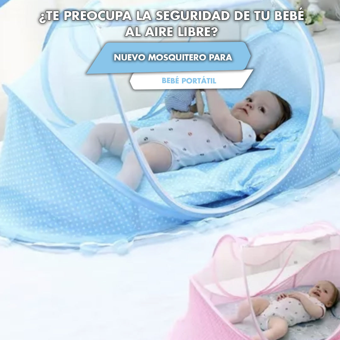 Cuna Portatil Mosquitero Plegable Bebe