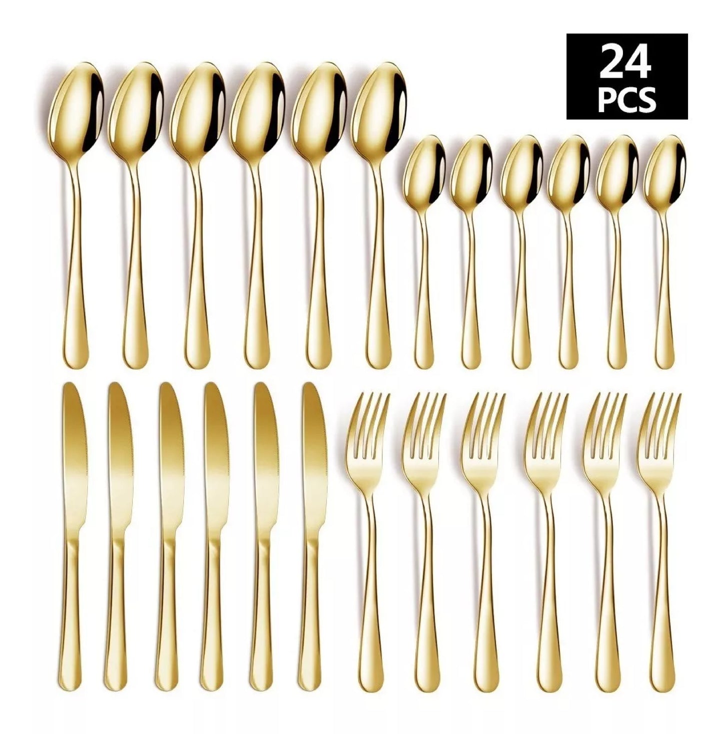Cubiertos Prestige Set de Lujo x 24 Piezas