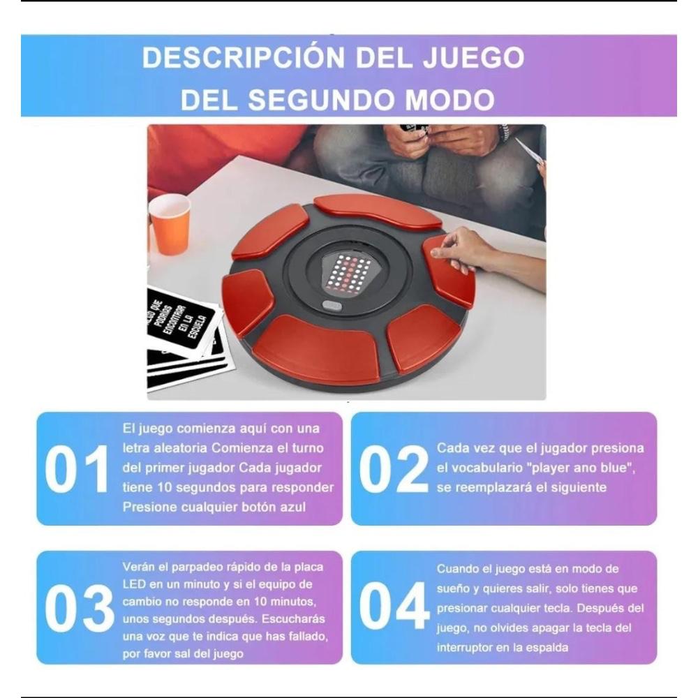 Nuevo Juego de Mesa Basta Electronico